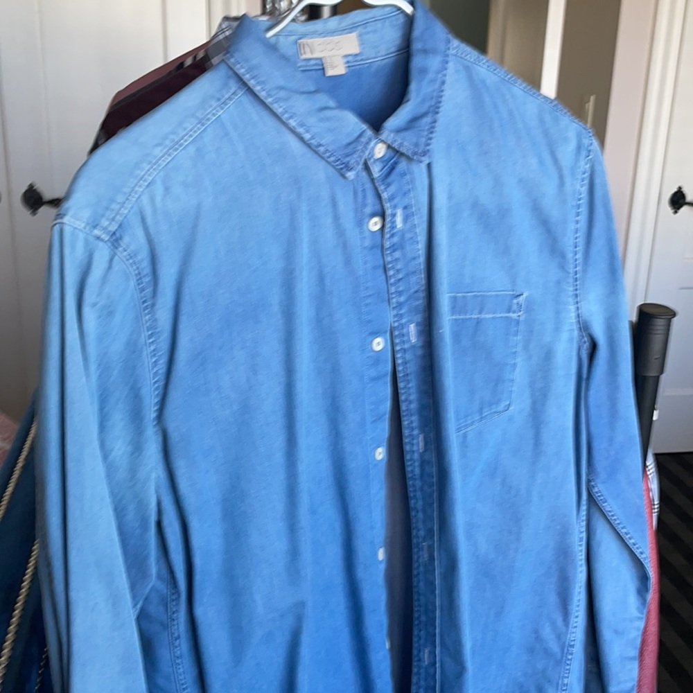 Denim Button Down - image 4